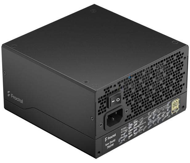 FRACTAL DESIGN Ion Gold 750W 80+ PLUS GOLD Full modular czarny FD-P-IA2G-750 - 642796 - zdjęcie 3